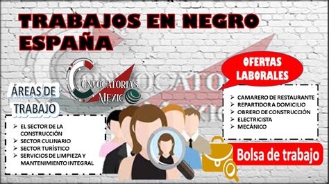 trabajar en negro madrid|Trabajo de negro en Madrid